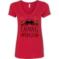 thumbnail image 3 of Inktastic Ladybug Hugs Cute Pair of Ladybugs Women's V-Neck T-Shirt, 3 of 5