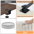 thumbnail image 4 of Cama de Escritorio para Gatos Unique Bargains 360° Rotativa y Ajustable con Almohadilla Suave Nido Estiloso para Gatos de Interior para Estaciones de Trabajo y Mesas de Juego Marrón, 4 of 7