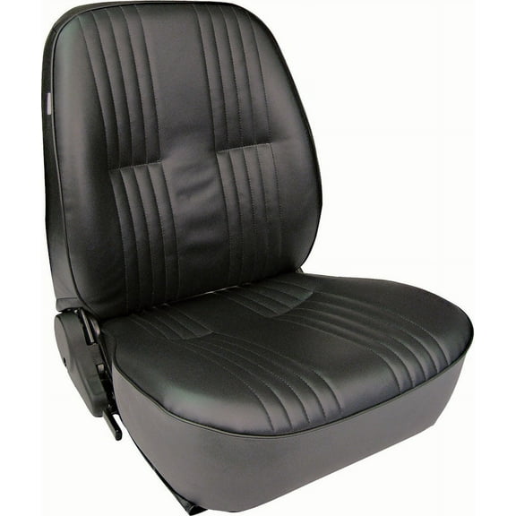 ProCar by Scat 80-1400-51R LOWBACK Series 1400 Black Vinyl Right Recliner Seat