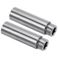 thumbnail image 3 of 2Pcs Shower Head Extension Arms Stainless Steel G1/2 Male to Female 90mm Length, 3 of 9