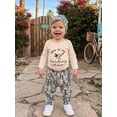 thumbnail image 4 of RUINIXCW Newbron Baby Boy Hospital Coming Home Outfit Duck Hunting Outfit Infant Baby Boy Spring Fall Winter Clothes Mallard Long Sleeve Romper Pants Hat Set, 4 of 7