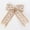 Middle circle, variant on Natural Burlap Lace Bows 4.3 Inch Rustic Burlap Bows for Christmas Tree Decorations Vintage White Lace Wedding Bows Jute Wreath Bows Gift Bows for Crafts Baby Shower Diaper Cake - 12 Counts