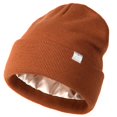 thumbnail image 1 of Gorro YANIBEST, tejido, acrílico, forro de seda, naranja, 1 of 6