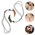 thumbnail image 3 of 2pcs Requin Collier Pendentif Collier Style Cool Collier Hommes Collier Bijoux, 3 of 7