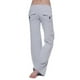 thumbnail image 1 of ICHUANYI Clearance Women Workout Out Leggings Stretch Waist Button Pocket Yoga Gym Loose Pants(Gray, M) ICHUANYI WER20232080505081, 1 of 3