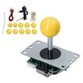 thumbnail image 2 of Arcade Joystick DIY Kit, Compact Design Arcade Game DIY Kit Parts  For PC Game For Fight Stick For MAME Green,Blue,Red,White,Yellow,Black,Mixed Color Black,Mixed Color White, 2 of 8