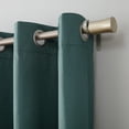 thumbnail image 2 of Sun Zero Solid Print Grommet Room Darkening Curtain Panel, 40" X 84.0" (Single Panel), 40"X84", Teal, 2 of 6