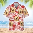 thumbnail image 3 of Camisa hawaiana con estampado 3D de cara de perro divertida para hombres, camisas florales de manga corta frescas de verano para mujeres, linda camisa hawaiana de playa para niños, 3 of 5