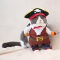 thumbnail image 4 of Polyester Cute Durable Pet Pirate Costume Dress Up for Cats Dogs  Fun, 4 of 7