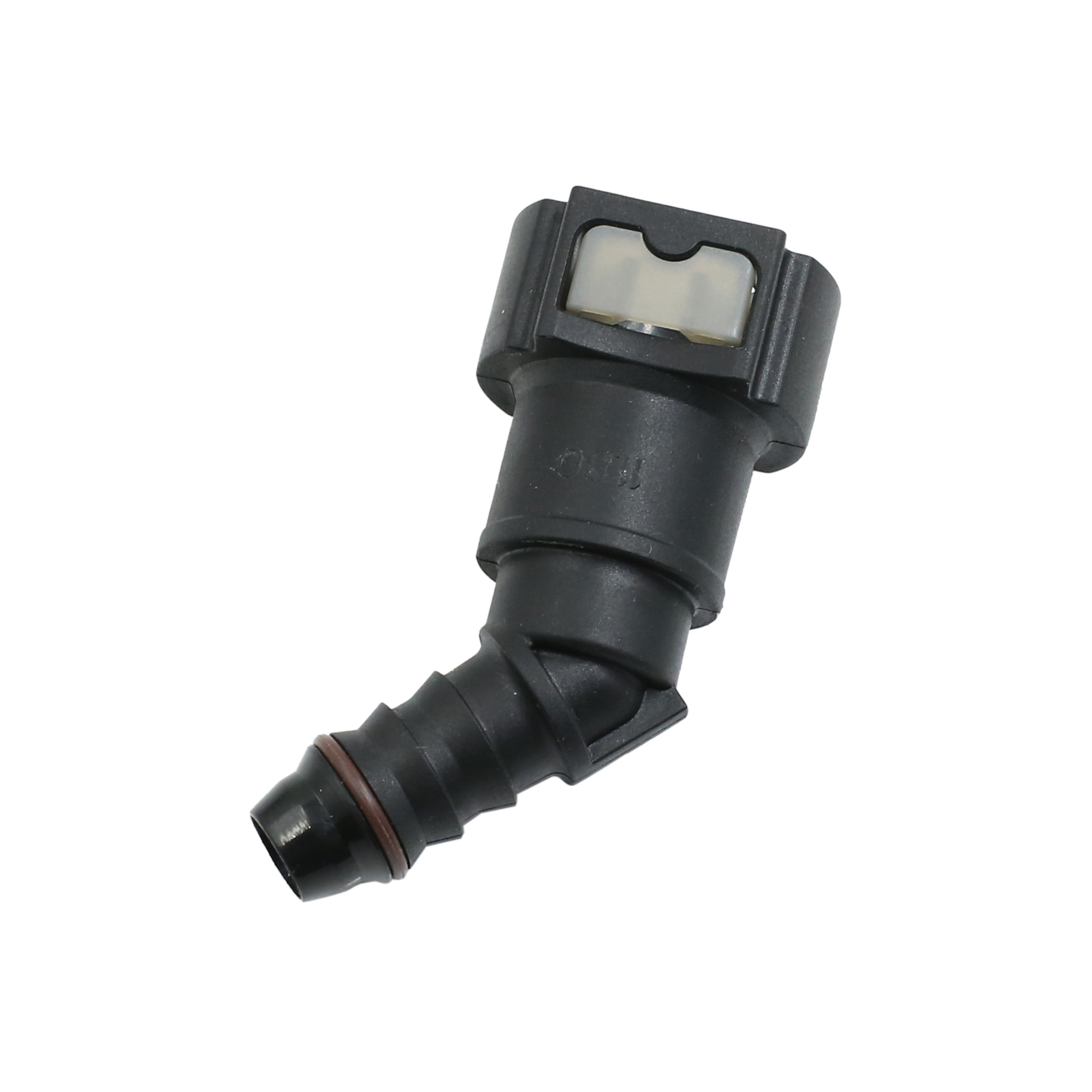 Car Black Fuel Line Hose Pipe Quick Release Plastic Connector 11.80mm