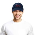 thumbnail image 6 of DALIX Matching His and Her Hat Set of 2 Couples Embroidered Baseball Cap Navy Blue, 6 of 7
