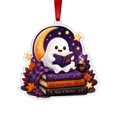 thumbnail image 2 of Ailezt Halloween Decor Acrylic Halloween Book Onaments Hanging Decorations (K) | 2D Acrylic Book Halloween Indoor Halloween Housewarming For Book Lovers, 2 of 4