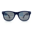 thumbnail image 4 of American Flag Print Classic Horn Rim Hipster Sunglasses Blue, 4 of 7
