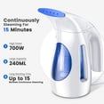 thumbnail image 2 of HiLIFE Vaporizador para Ropa, Diseño Portátil de Mano, Gran Capacidad de 240 Ml, 700 W, Vapor Penetrante Fuerte, Elimina Arrugas, para Hogar, Oficina (SOLO PARA 120 V), 2 of 5