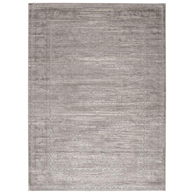 Tapis en Polypropylène Gris Layla 8 Pieds0 Pouces x 10 Pieds0 Pouces