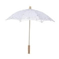 thumbnail image 3 of Lace Umbrella Fashion Wooden Handle Photography Umbrella for Women Wedding, 3 of 9
