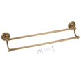 thumbnail image 2 of Cuarto De Baño De Pared De tón Doble Toallero Estante Del Estante De Suspensión Del Sostenedor 24 Pulgadas Baoblaze Toallero de baño, 2 of 8