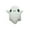 White, variant on Halloween Skeleton Stuffed Animal, 9.84 in Skull Plush Pillow, Halloween Indoor Decoration for Sofa Table, Trick Or Treat Halloween Party Gift (Black)