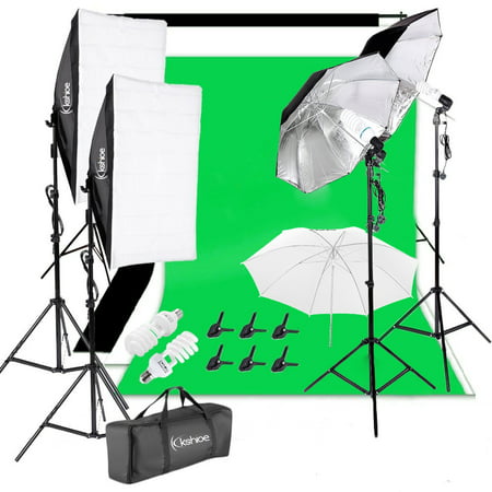 Zimtown Kshioe Photography Video Studio Lighting Kit Background Stand Set 3x33