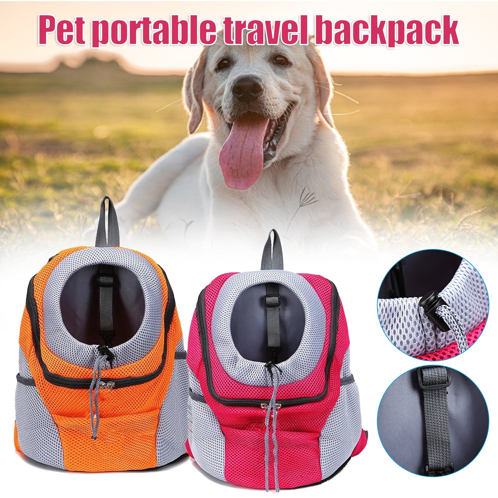 Dog travel backpack deals