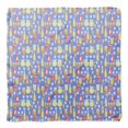 thumbnail image 4 of Bimba Blue Bottle & Glass Kitchen Printed Pure Silk Scarf For Hair Neck Head Bandanas For Women 40 x 80 Inches, 4 of 6