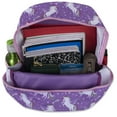 thumbnail image 4 of 17 Inch Unicorn Plush Backpack with Plush Applique for Travel, Camping and Commuting, 4 of 6