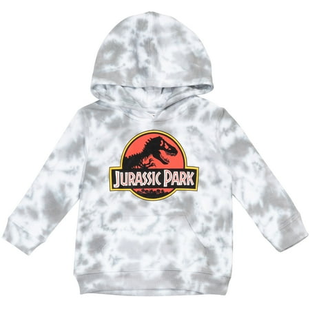 

Jurassic Park Toddler Boys Fleece Pullover Hoodie Logo Gray 5T
