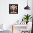 thumbnail image 3 of Stupell Industries Traditional Rococo Woman Opulent Ribbons Black Framed Giclee Art, 12 x 12, by Grotto Studios, 3 of 8