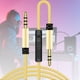 thumbnail image 4 of Accesorios de cable de audio de 3,5 mm / AUX Cable de audio estéreo Cable auxiliar para automóvil Cable de auriculares, 4 of 6