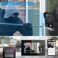 thumbnail image 4 of Wireless Video Door Phone Apartment Intercom System,7 Inch Touch Monitor with Wired 1080P Doorbell,Supporting Fingerprint,RFID Card,Password for Home Tuya,32G, 4 of 8