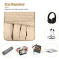 thumbnail image 5 of TSV Non-Slip Sofa Chair Armrest Organizer, Double Sided Waterproof  Armrest Storage Holder with 5 Pockets, Armchair Caddy for Smart Phone, Books, Magazines, iPad, TV Remote Control, 35x13 inch, 5 of 9