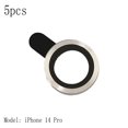 thumbnail image 2 of [5PCS] Phone Camera Lens Protector Compatible with iPhone14 Pro, Tempered Glass Camera Circle Cover, 2 of 5