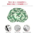thumbnail image 4 of Yiaed Dinosaurs on Roller Skater Print Reusable Shower Cap & Bath Cap & Lined, Oversized Waterproof Shower Caps Designed for all Hair Lengths, 4 of 7