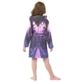 thumbnail image 7 of FORMRS Niños Bathrobe Unisex Hooded Robe Soft Plush Pajamas Sleepwear, Size 7-9T, Pink Road, 7 of 7