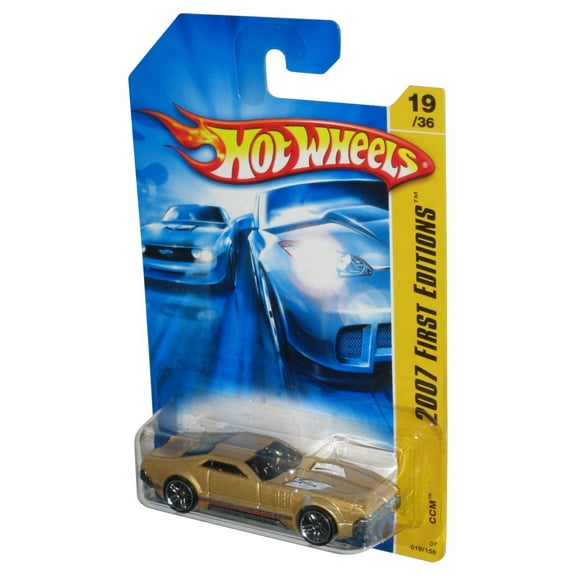 Hot Wheels 2007 First Editions 19/36 Gold CCM Toy Car 019/156