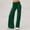 Dark Green, variant on CHIUNL Straight Leg Yoga Pants for Women, High Waisted Pocketless Tummy Control Leggings, Minimalist Buttonless Wide Leg Lounge Pants for Office (Beige L)
