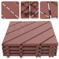thumbnail image 2 of 4pcs Imitation Wood Interlocking Decking Floor Interlocking Deck Tiles Balcony Deck Tiles, 2 of 9
