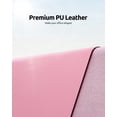 thumbnail image 2 of Protector de escritorio Ysagi de piel impermeable rosa 80x40 cm, 2 of 9