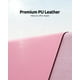 thumbnail image 2 of Protector de escritorio Ysagi de piel impermeable rosa 80x40 cm, 2 of 9