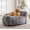 Grey, variant on Dog Sofa Couch Bed for Large Dogs, 51" Pet Sofa with Faux Fur Fabric, Comfortable Pet Couch with Backrest and Armrests Pink