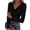 Black, variant on Cowl Neck Tops for Women Elegant Casual Solid Color Long Sleeve Shirts Fall Dating Outfits