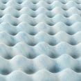 thumbnail image 2 of Zinus 2" Swirl Gel Memory Foam Air Flow Mattress Topper, 2 of 5