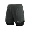 thumbnail image 3 of Lixada Men's 2-in-1 Running Shorts Quick Drying Breathable Active Training Exercise Jogging Cycling Shorts with Longer Liner, 3 of 7