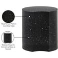 thumbnail image 2 of Meridian Furniture Dimple Black Terrazzo Pattern Iron Metal End Table, 2 of 5