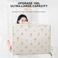 thumbnail image 3 of Boovnll Travel Bag, 60L Large Capacity Storage Bags with Reinforced Handles & Zipper Duffle Bag for Travel Comforters, Blankets, Clothes Organizer, Storage and Organization, 3 of 9