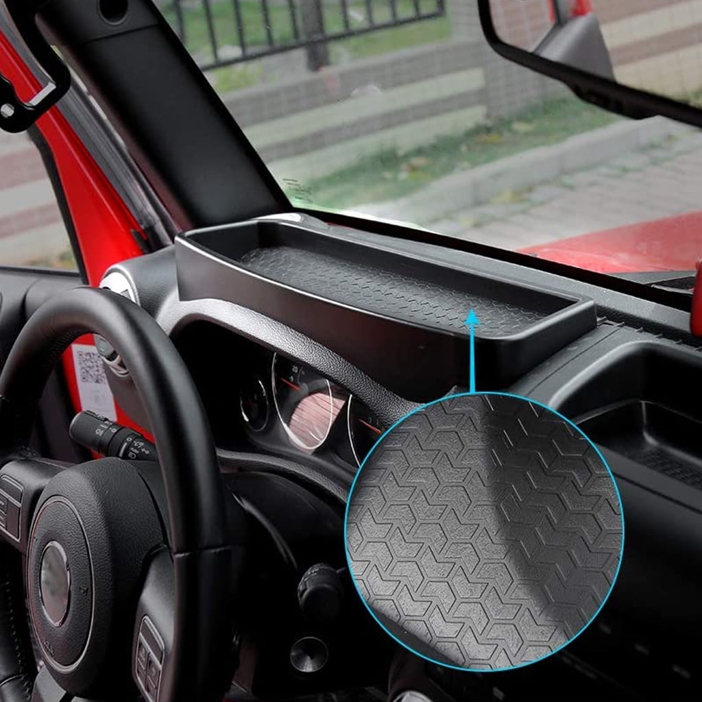 Zeiwohndc for JK 2011-17 Multifunctional Car Dash Tray Tidy up Your Seats