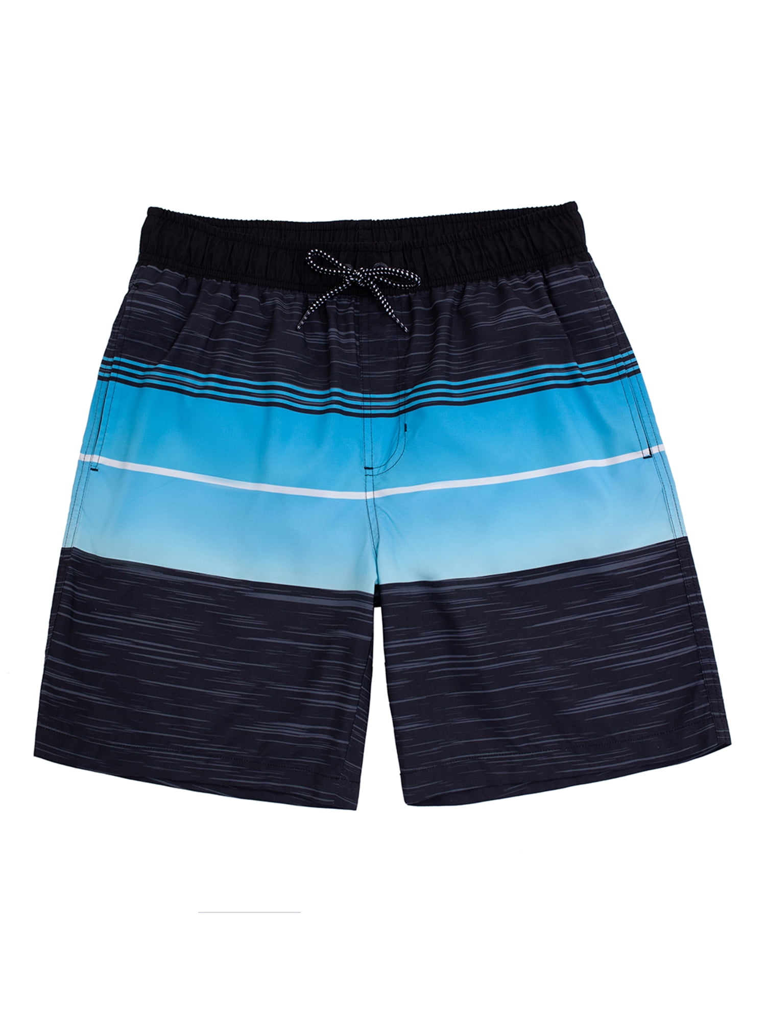 Rokka&Rolla Men's 8" Mesh Lined Swim Trunks, up to Size 2XL