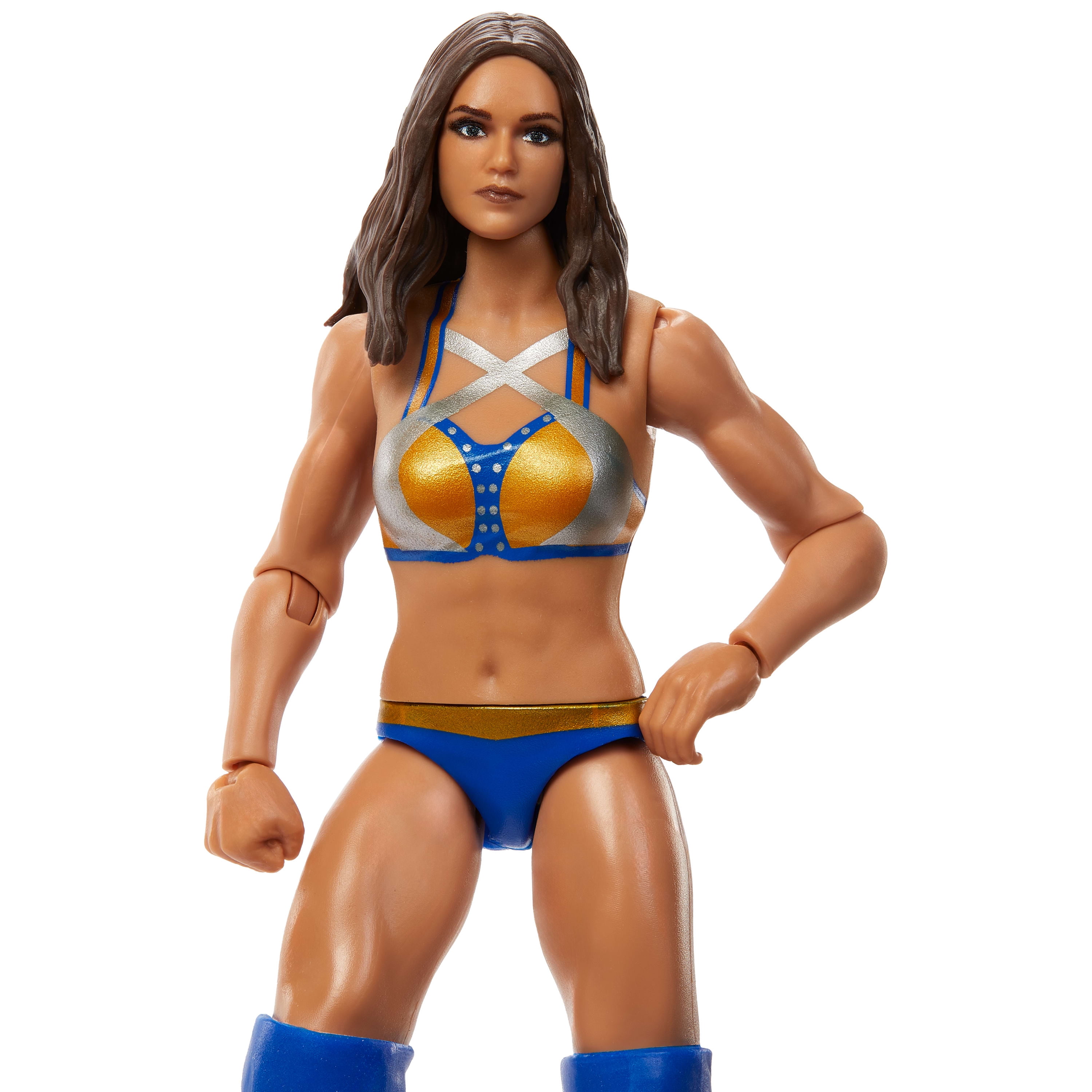 WWE Kiana James Action Figure, Main Event Series #154 6-inch Collectible Superstar with Articulation
