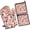 Pink Beagle, variant on Pink Cute French Bulldogs Kitchen Oven Mitt and Pot Holder Sets 2 Pcs for Baking, Cooking and Grilling, Heat Resistant Up To 392 °F