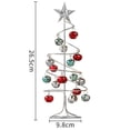 thumbnail image 2 of Decoración de árbol de Navidad iluminada JanHm espiral campanas multicolores, 2 of 5